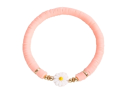 Pulsera De Cuentas De Arcilla Con Margaritas Para Mujer, Ideal Para La Playa En Verano, Tipo 3 F