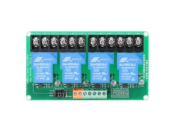 Módulo De Relé 4 Canales 30a Con Aislamiento Optocoplador, Compatible Con 5v 12v 24v, Alta Y Baja Activación