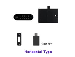 Cerradura de combinación para cajón de gabinete con teclado táctil eléctrico sin llave MDUG (horizontal)