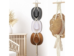Porta Sombreros Boho De Pared Para Mujer Organizador De Sombreros Estilo Bohemio