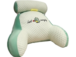 Almohada De Lectura Grande Con Cabecero Desmontable Para Trabajar O Leer En La Cama O En El Suelo,verde Gertiz
