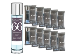Perfume masculino Caravan Nº66 150 ml Set de 10 frascos de fragancia