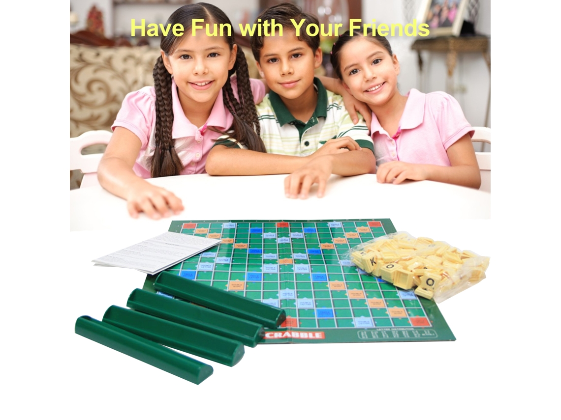 Juego De Crucigramas De 100 Piezas Con Palabras Y Letras Para El Aprendizaje Educativo, Juguete Para Armar, Regalo Para Niños, Adultos, Familiares Y Amigos.