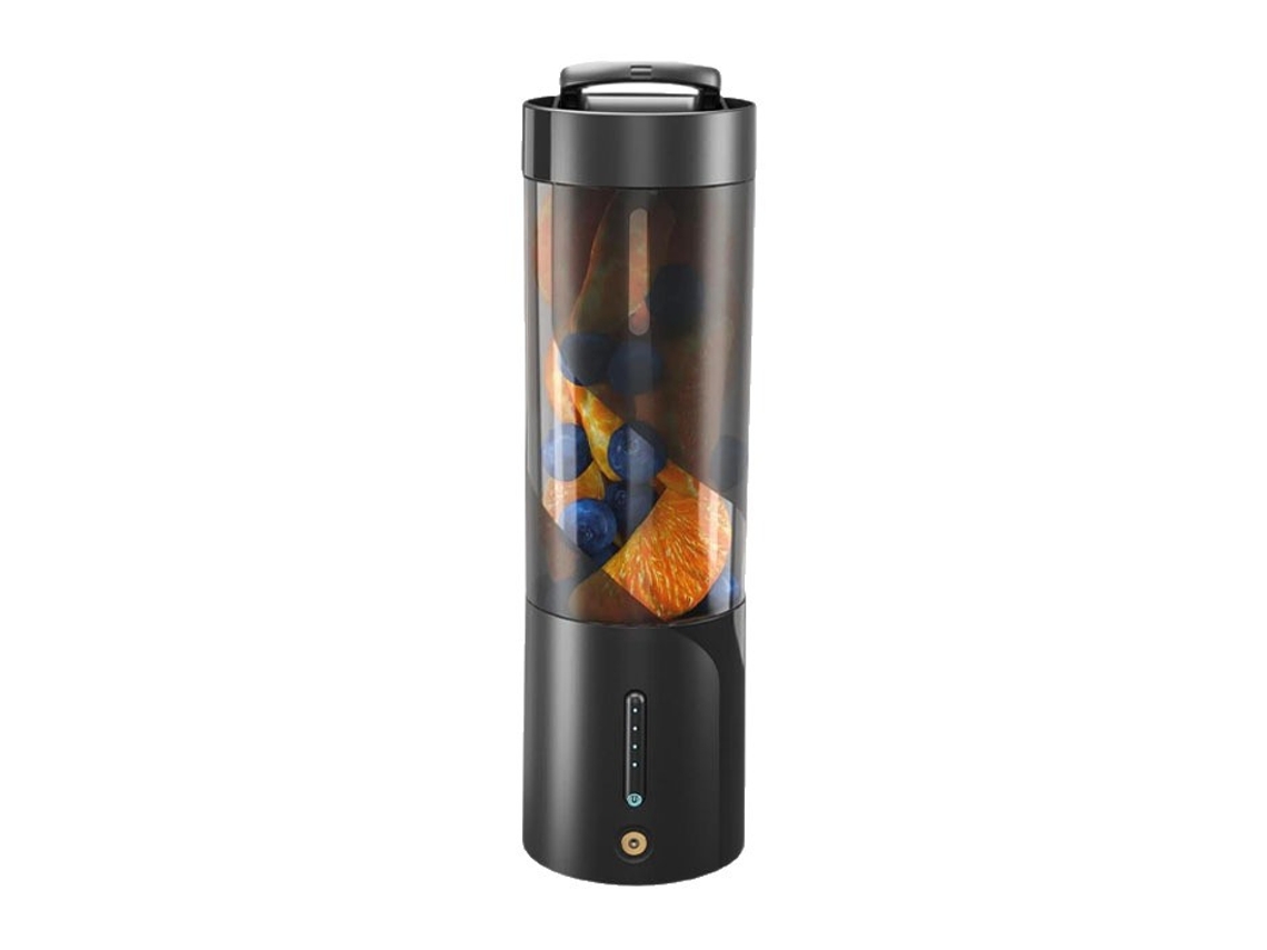 Exprimidor Eléctrico De Frutas, Licuadora Portátil Eléctrica, 450 Ml (negro) Czhhmart
