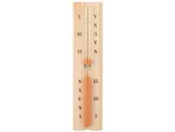 Reloj de arena giratorio para sauna, de 15 minutos de duración, para montar en la pared, ideal para saunas y Spas.
