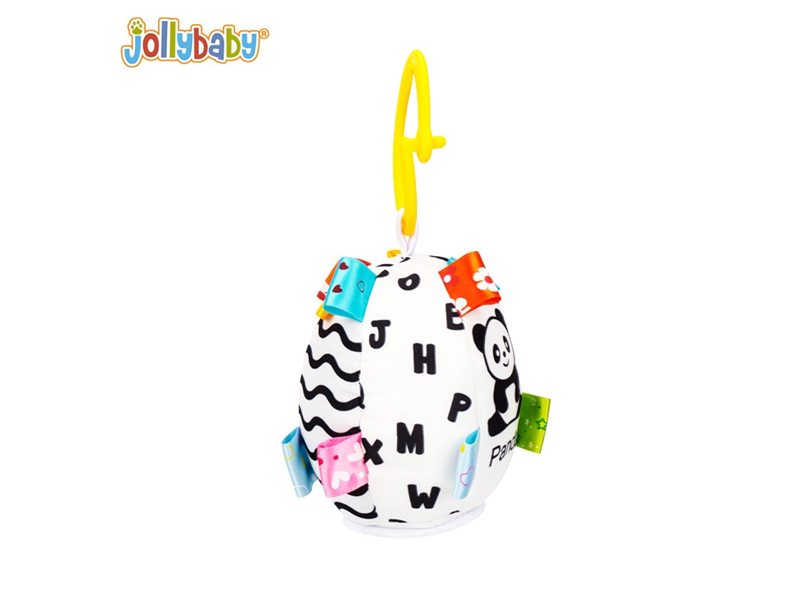 Juguete De Contraste Blanco Y Negro Para Cochecito Con Cascabeles Colgantes Para Bebés De 0 A 1 Año.