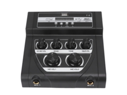Vlrla-mixer F8 Micrófono Karaoke Exterior Con Bluetooth Grabación Negro Mezclador De Sonido Hogar 100‑240v Plug Eu
