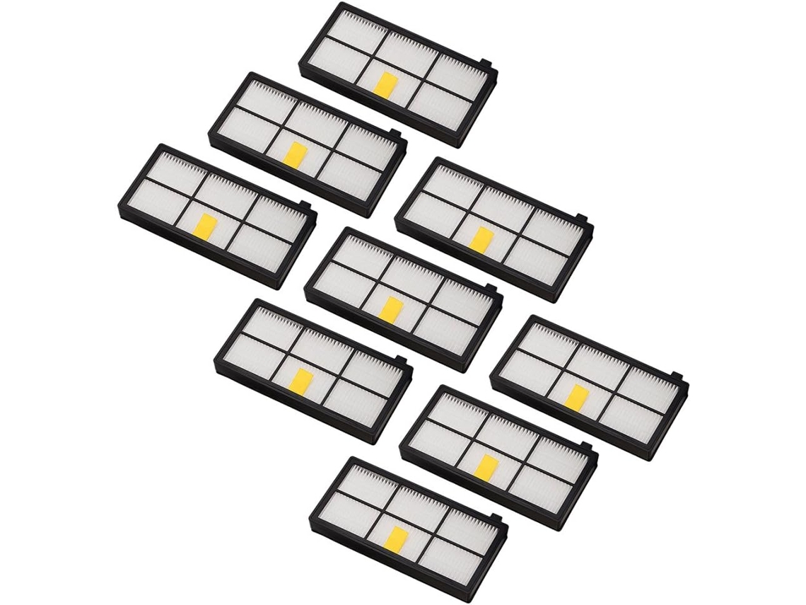 9Pcs Filtro de Substituição para Aspiradores Irobot Roomba Série 800 e 900 801 805 850 980 981 985 GERTIZ