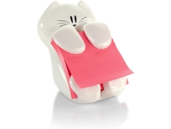 Dispensador De Notas Post-it Desplegable Con Diseño De Gato, 13,5 × 13 × 8,5 Cm, 1 Unidad