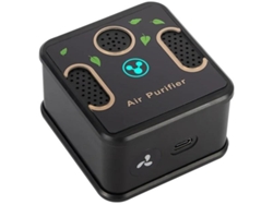 Ionizador De Aire Portátil Silencioso Para Cuarto Y Baño Yizhood Negro