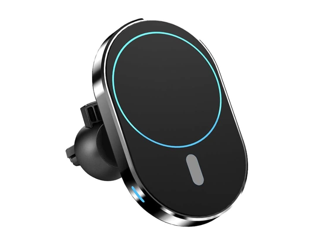 Cargador Carro Sem Magsafe Anexação Alinhamento YIZHOOD Negro