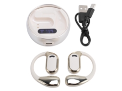 Auriculares Traductores Bluetooth 5.49, 144 Idiomas, Traducción En Tiempo Real, Control Táctico, Color Blanco.