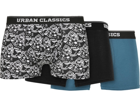 Conjunto de 3 Boxers URBAN CLASSICS Algodón Hombre (5XL - Multicolor)