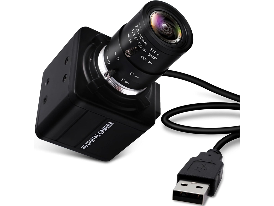 Mini Cámara Web Usb 1080p Full Hd 30 Ips 60 100 Con Zoom Manual Y Lente Cs