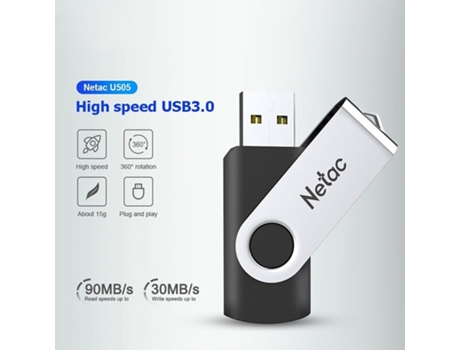 Pen USB NETAC U505 (128 GB - USB 3.0)