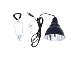 Lámpara Para Reptiles De 250 W, Cúpula Profunda De Aluminio, Ajustable Para Bombillas Uva Y Uvb, Casquillo E26.