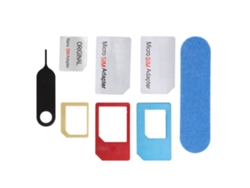 Adaptador De Tarjeta Sim (conversión De Recuperación) Adaptador Universal De Recuperación De Tarjeta Sim 5 En 1
