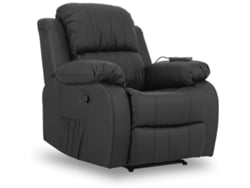 Sillón Relax 89x88x99cm NALUI Trevi Reclinable 160º, 8 Motores Silenciosos, Calor Lumbar, 4 Zonas de Masaje Y Pu Anti-cuarteo