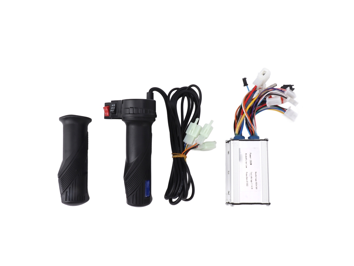 Kit De Conversión Para Bicicleta Eléctrica Con Controlador Sin Escobillas De 350 W Y 24 V/36 V Y Acelerador De 3 Velocidades.