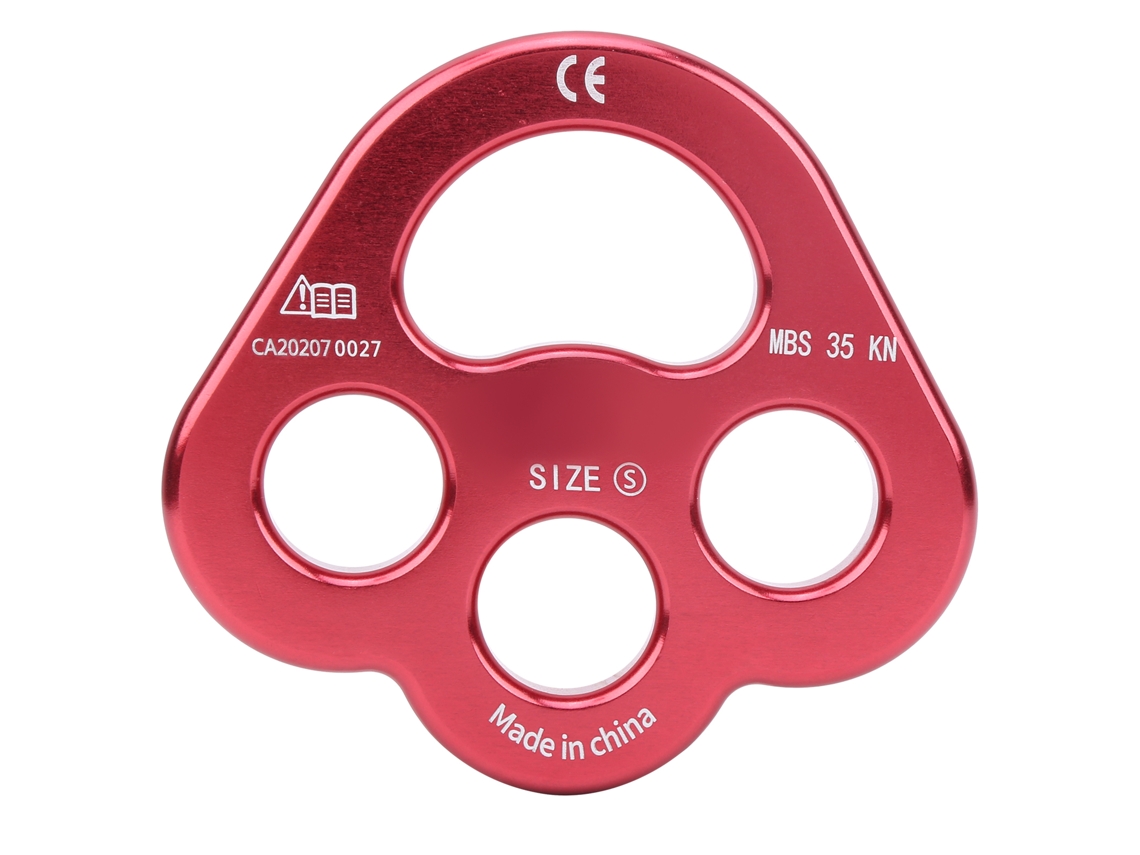 2026-placa De Apoyo Con 3 Orificios Para Equipo De Escalada Camnal Rope: Anclaje Y Fuerza En Rigging