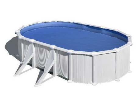 Piscina de Acero GRE Blanca (500x300x132 cm)