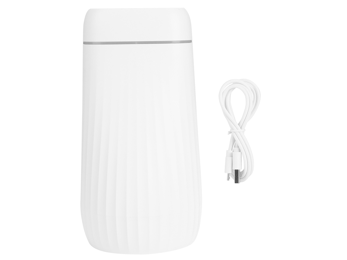 Humidificador De Aire Ultrasónico Con 2 Boquillas, Luz De Color, 1000 Ml, Ajustable, Blanco
