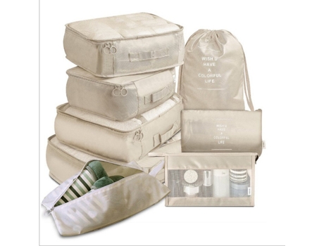Juego de 8 uds. De bolsas de almacenamiento organizadoras de viaje, maletas, cajas de embalaje, equipaje portátil, bolsa para zapatos