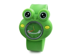 Reloj Digital Con Diseño De Rana Adorable Para Niños, Reloj De Pulsera Informal, Regalo Para Niños.