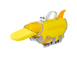 Chaleco salvavidas de alta flotabilidad para perros, chaleco de seguridad para natación con soporte para la barbilla (amarillo) Czhhmart Talla XXL