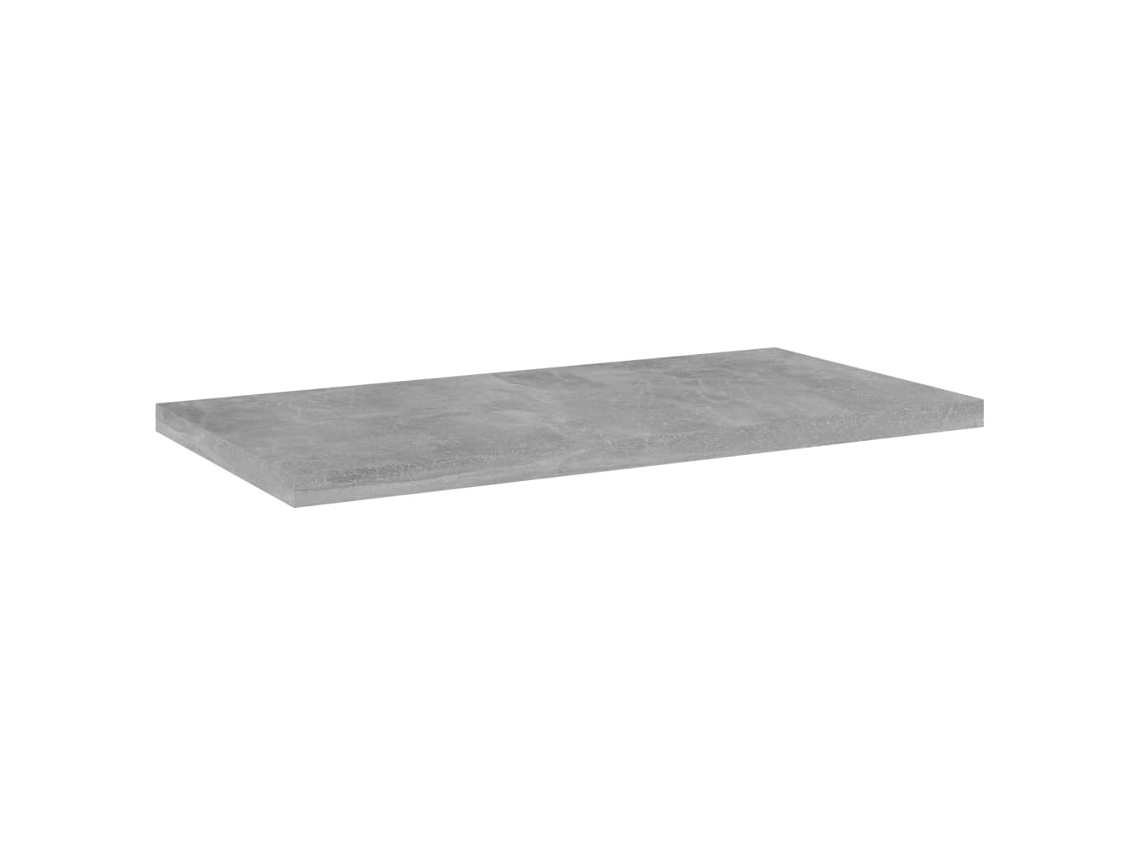 Juego de 4 Estantes Grises para Librería MAISON EXCLUSIVE Contrachapado 40x20x1,5 cm