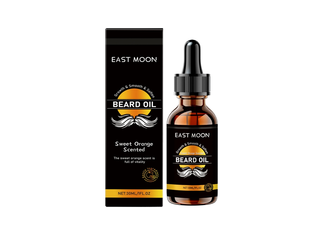 Aceite esencial de naranja dulce para el cuidado de la barba masculina