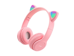 Auriculares inalámbricos Bluetooth P47m para juegos con iluminación y ranura para tarjeta TF, sonido de alta fidelidad, para smartphone, PC y tableta Vayotoy
