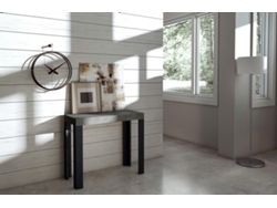 Consolas Linea Small Extensible hasta 196 cm ITAMOBY (90 x 40 x 77 cm - Paneles de Melamina - Cemento)