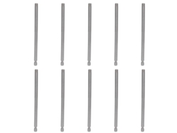 10 Puntas Hexagonales Magnéticas Para Destornillador Eléctrico, Acero S2, 6,35 Mm 150 Mm. Accesorios De Repuesto.