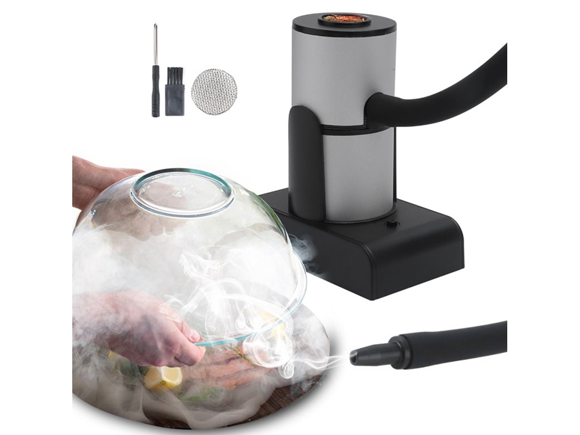 Ahumador Portátil Para Alimentos Y Bebidas, Máquina De Ahumado Manual, Infusor De Humo Para Cócteles Y Barbacoa.