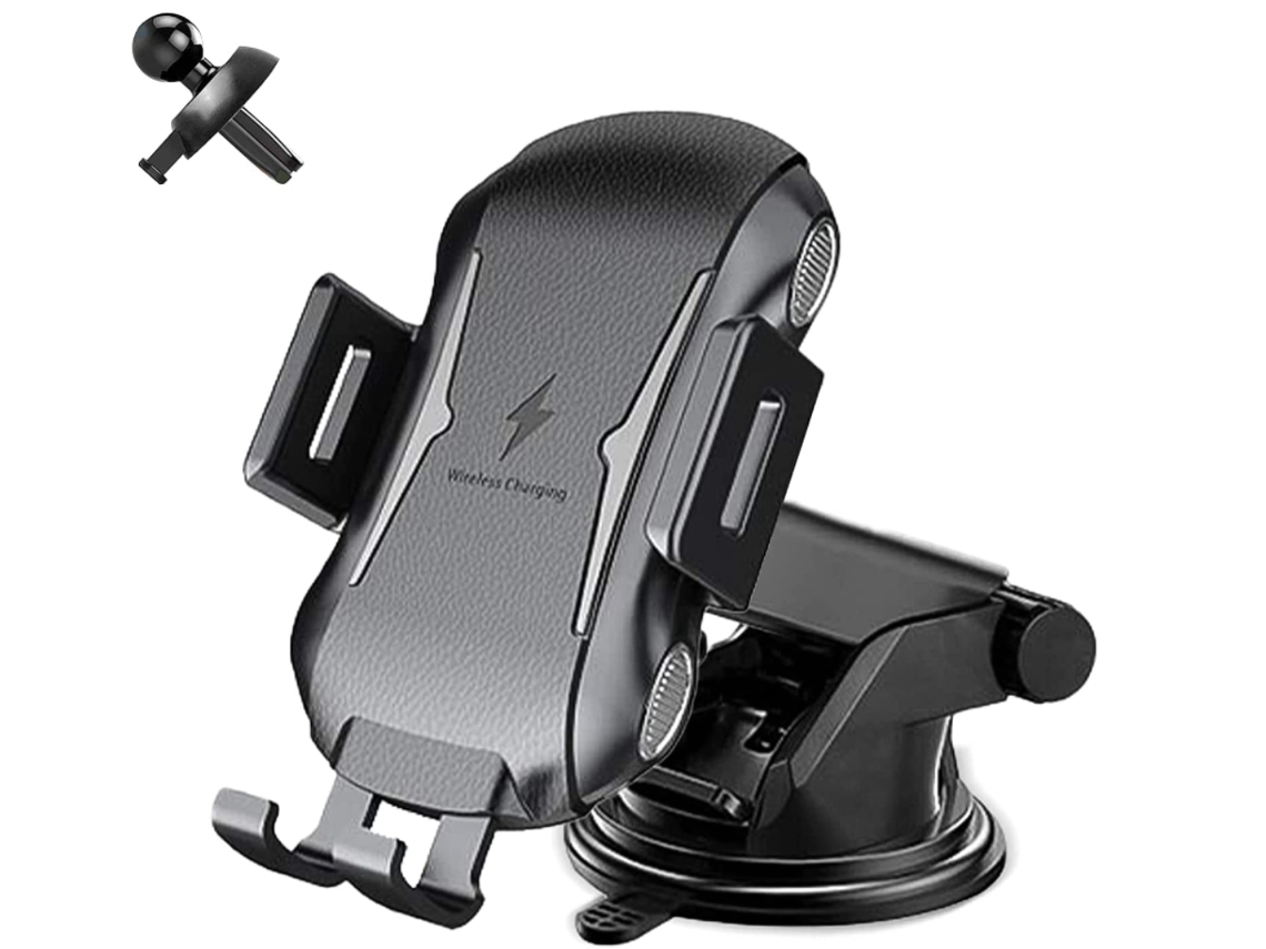 Cargador Carro Sem Qi Fast YIZHOOD Negro