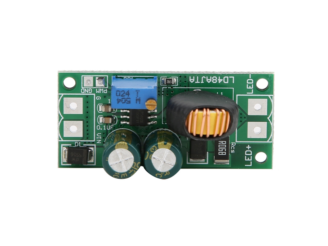 Módulo Driver Led Ld48ajta 72w Dc 6-50v 1-3a Regulador Pwm Convertidor De Corriente 8-16v