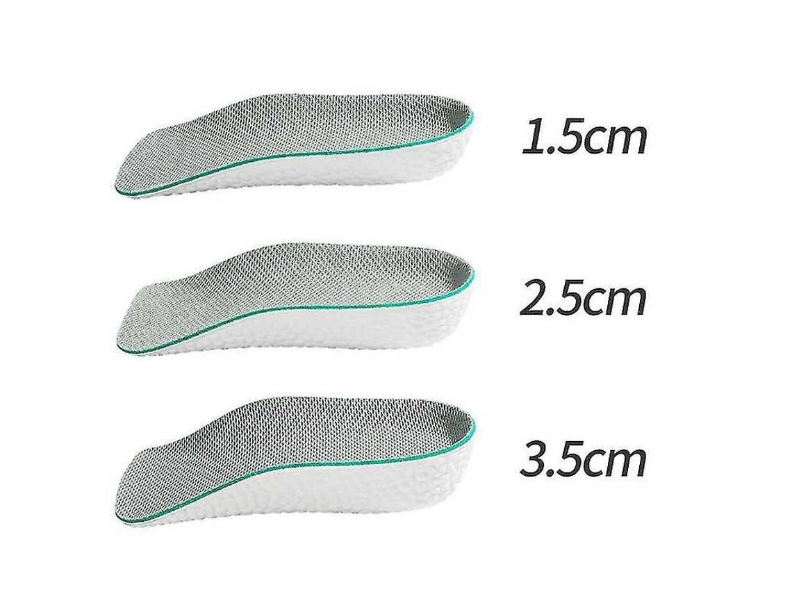 Plantilla Invisible Para Aumentar La Estatura. Media Plantilla Con Soporte Para El Arco Plantar De 1,5 A 3,5 Cm. Unisex.