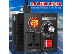 Regulador de voltaje continuo 5000w AC220v Control de velocidad Temperatura Luz Sin marca