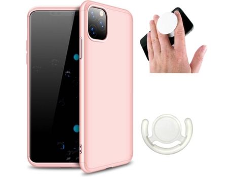 Carcasa + Soporte + Popsocket iPhone 11 Pro Max Slim armor 360º