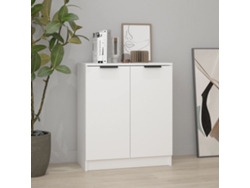Aparador De Madera Contrachapada Blanco 60x30x70 Cm
