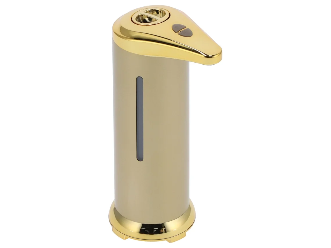 MEOIRUERY Dispensador de jabón automático con sensor inteligente, de acero inoxidable, sin contacto, resistente a huellas dactilares, capacidad de 250 ml para c