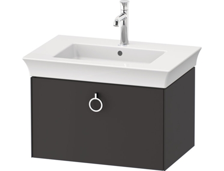 DURAVIT Tulip blanco, mueble de lavabo colgado en la pared, ancho 684 x fondo 458mm, con 1x extraíble, con tirador, WT42510