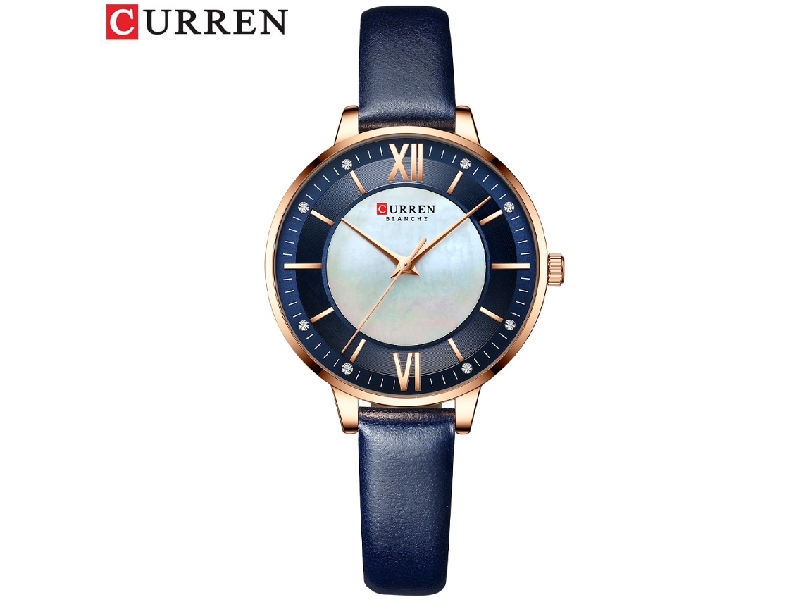 (estilo 6) Reloj De Pulsera Para Mujer Con Esfera Pequeña De Nácar, Resistente Al Agua, Ultrafino Y Correa De Cuero.