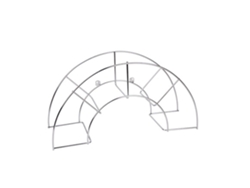 Colgador Manguera Pared Acero Inoxidable SAUVIC