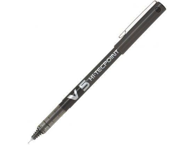 Bolígrafo Tinta Líquida PILOT V5 Hi-TecPoint 0.5 mm Negro