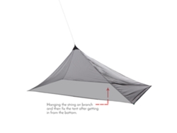 Mosquitera Piramidal Ultraligera Lixada Para Camping Y Uso Al Aire Libre, Protección Individual Contra Insectos.