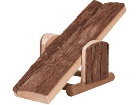 Adorno para Hamsters TRIXIE Balancín (Marrón - 22x8x7,5 cm - Madera)
