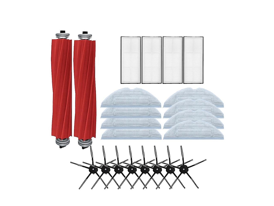 Kit de cepillo principal, filtro HEPA y cepillo lateral compatible con Xiaomi Roborock T7s T7plus