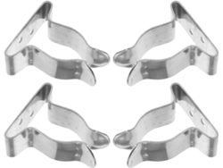 Juego De 4 Clips De Resorte/clips De Seguridad De Acero Inoxidable